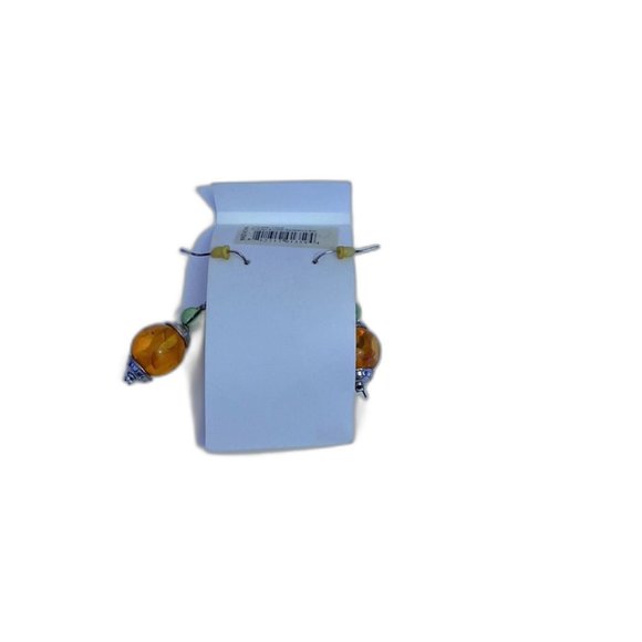 Calypso Studios Sundance Earrings Orange / Lime - Picture 2 of 2